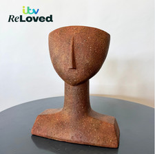 Large brown stone-effect