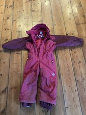 Quechua Snowsuit, Red, Age 4