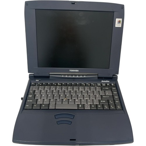 Vintage grey toshiba - grey, satellite