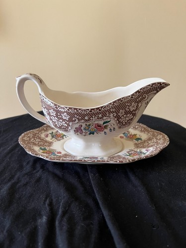 Spode gravy boat - spode, made
