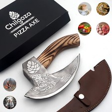 Pizza Cutter Viking Axe High Carbon Steel with Ashwood Handle-Anniversary Gifts