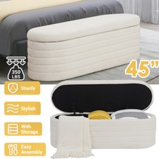 Ottoman Storage Box Plush