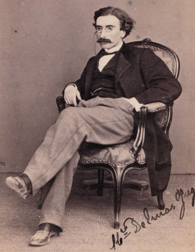 Victorian cdv photo - named, man