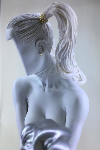 Erotic female torso art statue - female,