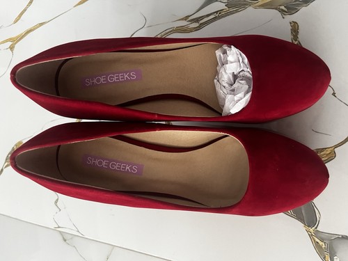 Women red high heel - high,