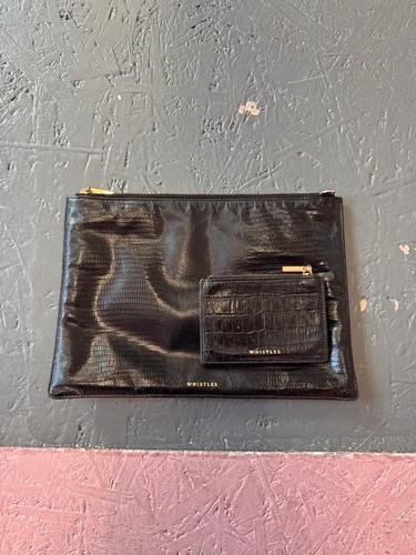Whistles black leather - whistles,