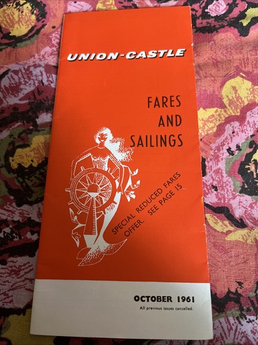 Vintage union castle steamship - vintage,
