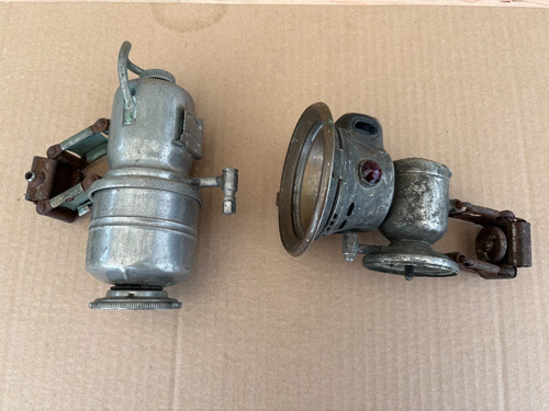 Vintage carbide cycle lamps - cycle,
