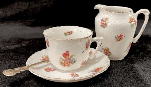 Antique pretty bone china - bone,