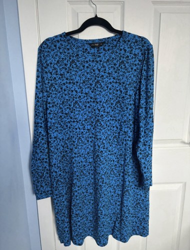 Tesco blue floral swing - f&f,