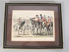 1854 FRAMED ORIGINAL ANTIQUE