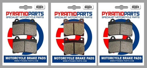 Front rear brake pads 3 - brake,