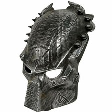 Plastic Alien Mask Silver