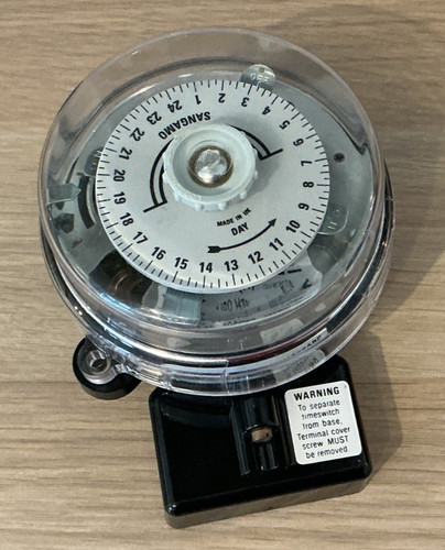 Sangamo s255 time clock - sangamo, 20a