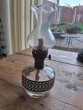 Vintage Kerosene Oil Lamp Chimney Glass Shade