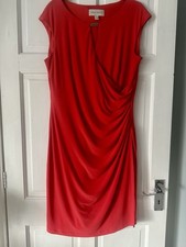 Ronni Nicole  O So Slim Red Dress  With Front Ruched Detail ,Size 16