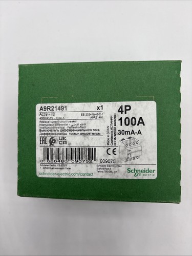 Schneider 100amp pole rcd - schneider,