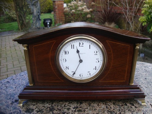 Antique mantle clock - mantle,