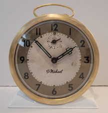 Vintage c1960’s Smiths “St. Michael” Winding Twin Dial Bedside Alarm Clock