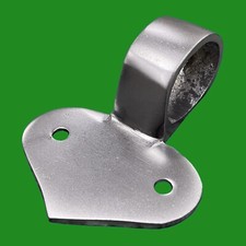 1x Sash Window Pull/Lift/Lower Eye Ring Satin Chrome Top Rail Mounting 54x42.5mm