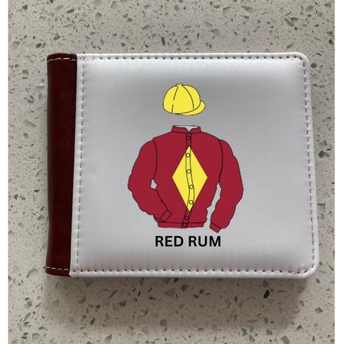 Red rum horse racing - red,