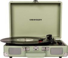 Crosley Cruiser Deluxe Mint Bluetooth Turntable RRP 89.99 lot GD