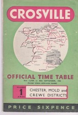 CROSVILLE BUS TIMETABLE BOOK