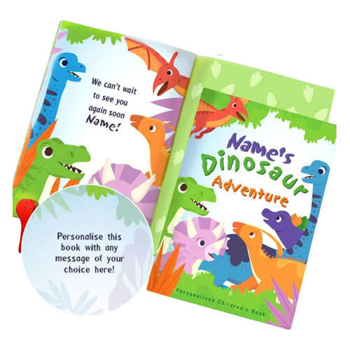 Personalised book dinosaur - personalised, book,