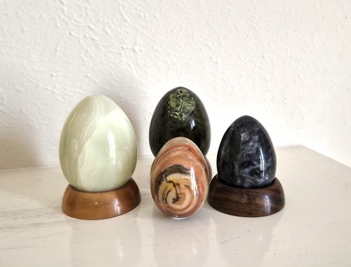 Four polished gemstone - four,