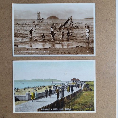Vintage girvan postcards - 2,