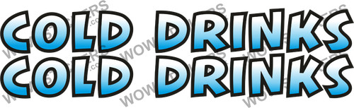Ice cream van sticker cold - van,
