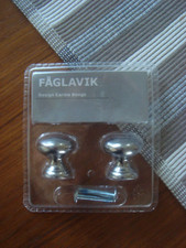 IKEA FAGLAVIK Knob Chrome Pk