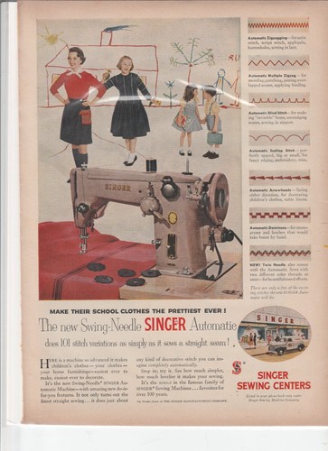 1955 singer sewing machine - 1955,