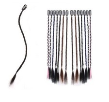 1pc Long Boxing Braid Synthetic Hair Extension Plaits Dreadlock Clip in 18in