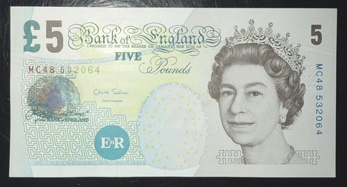 Old five pound - five,