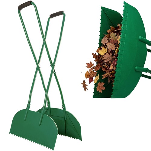 Long handle leaf grabbers - long,