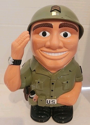 Talking soldier cookie - talking, jar