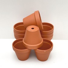 Set mini terracotta pots - set, of