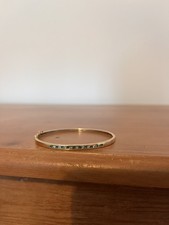 Diamond and Emerald bangle