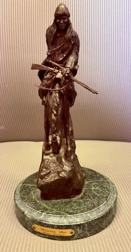 Mountain man bronze - mountain,