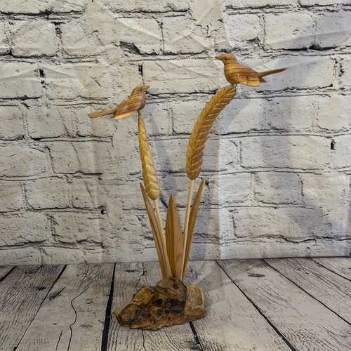 35cm birds wheat - on, reeds
