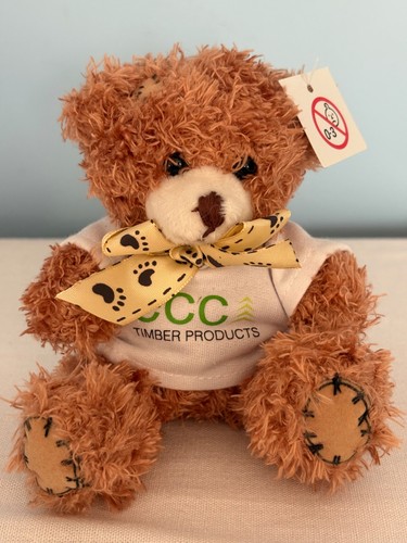 Small brown teddy - small,