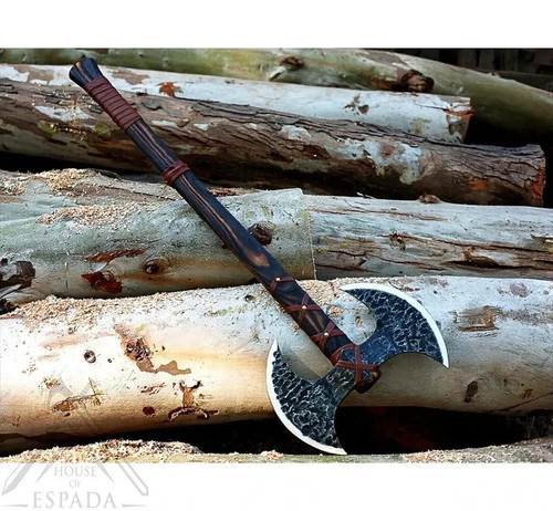Handmade berserker viking axe - viking,