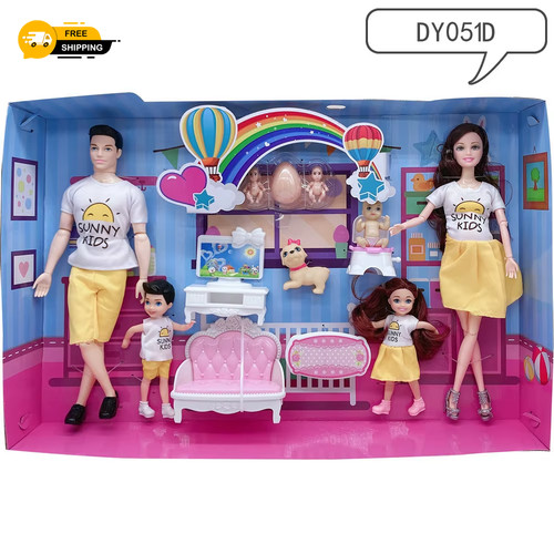 Barbie happy family pregnant - family,
