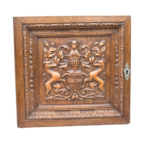 Antique carved wooden - , panel