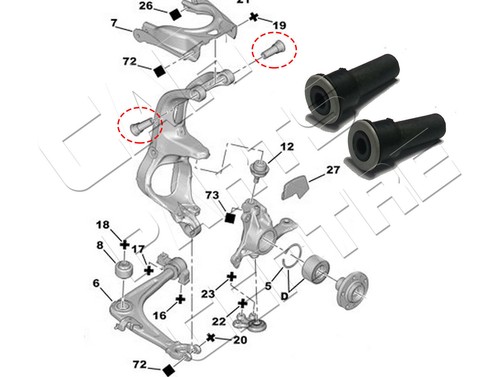 For citroen front - c5, c6