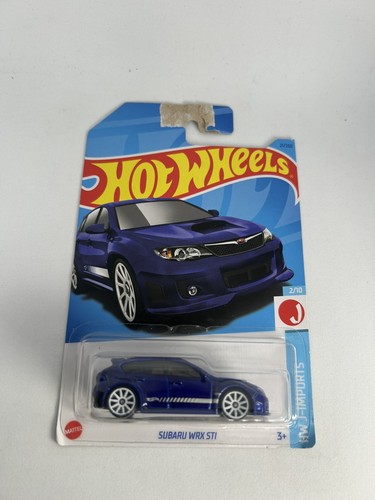 Hot wheels subaru - hot, blue