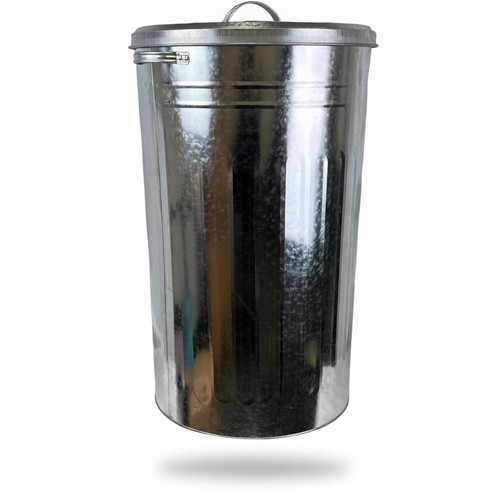 110l galvanized steel rubbish - steel,
