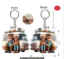Novelty Old Couple Campervan