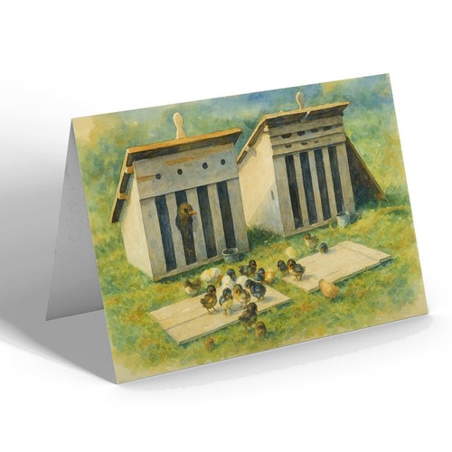 Notelet fine brood - notelet, a